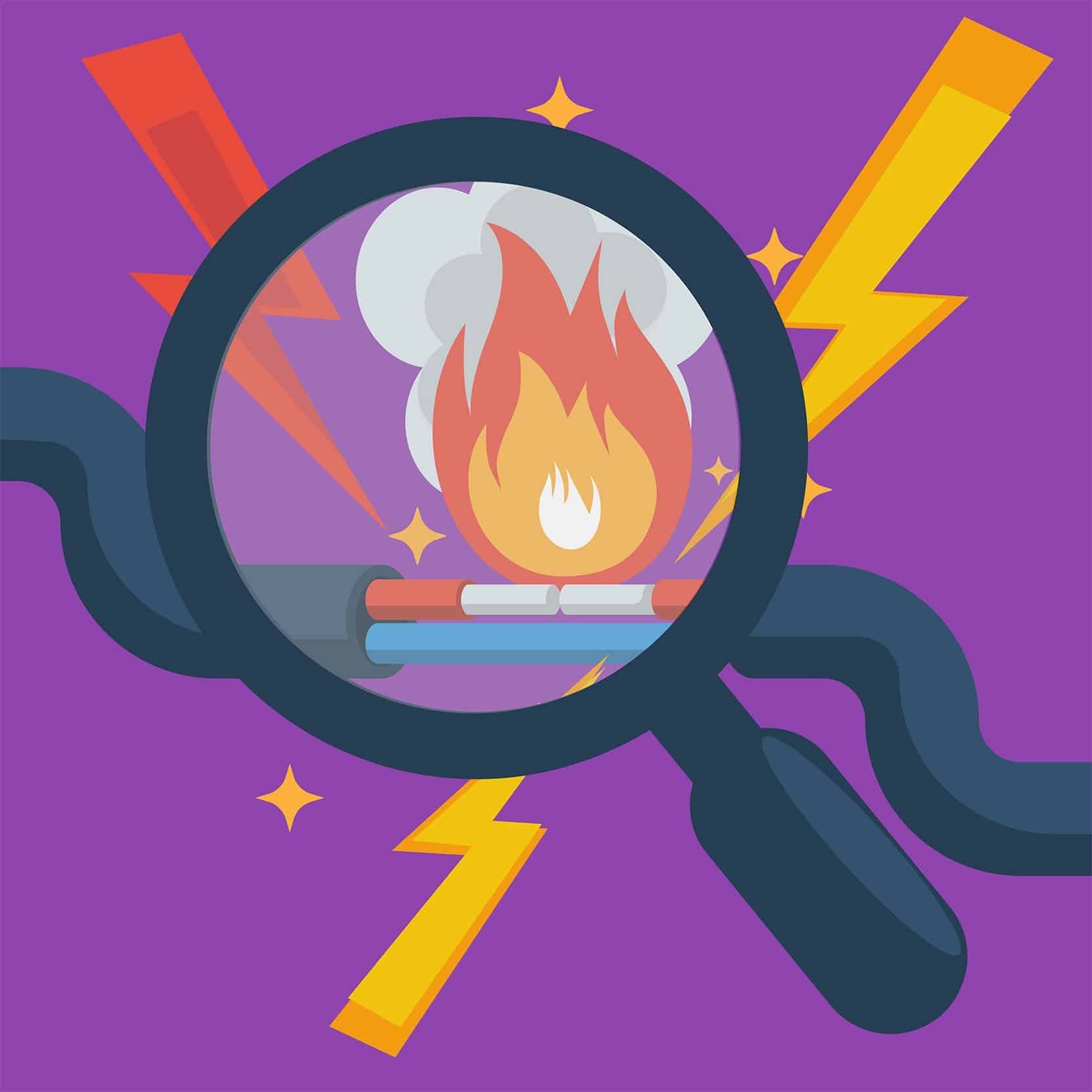 Kurzschluss zweier Kabel