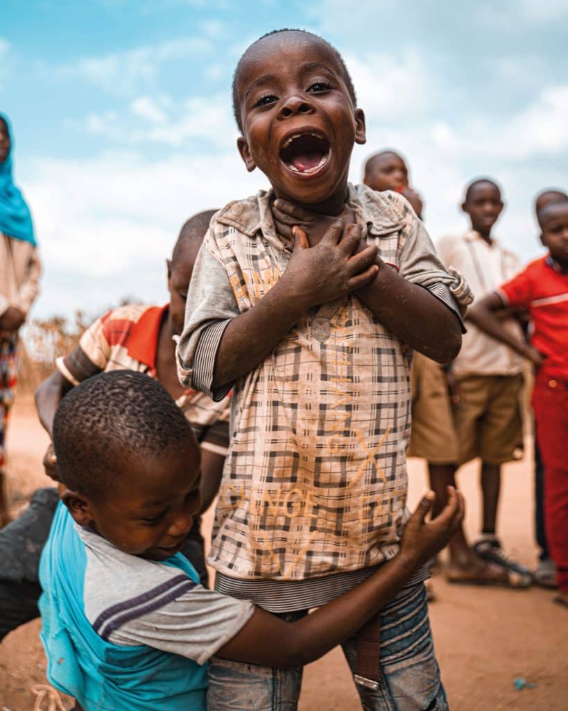 Kinder in Arusha (Tansania).