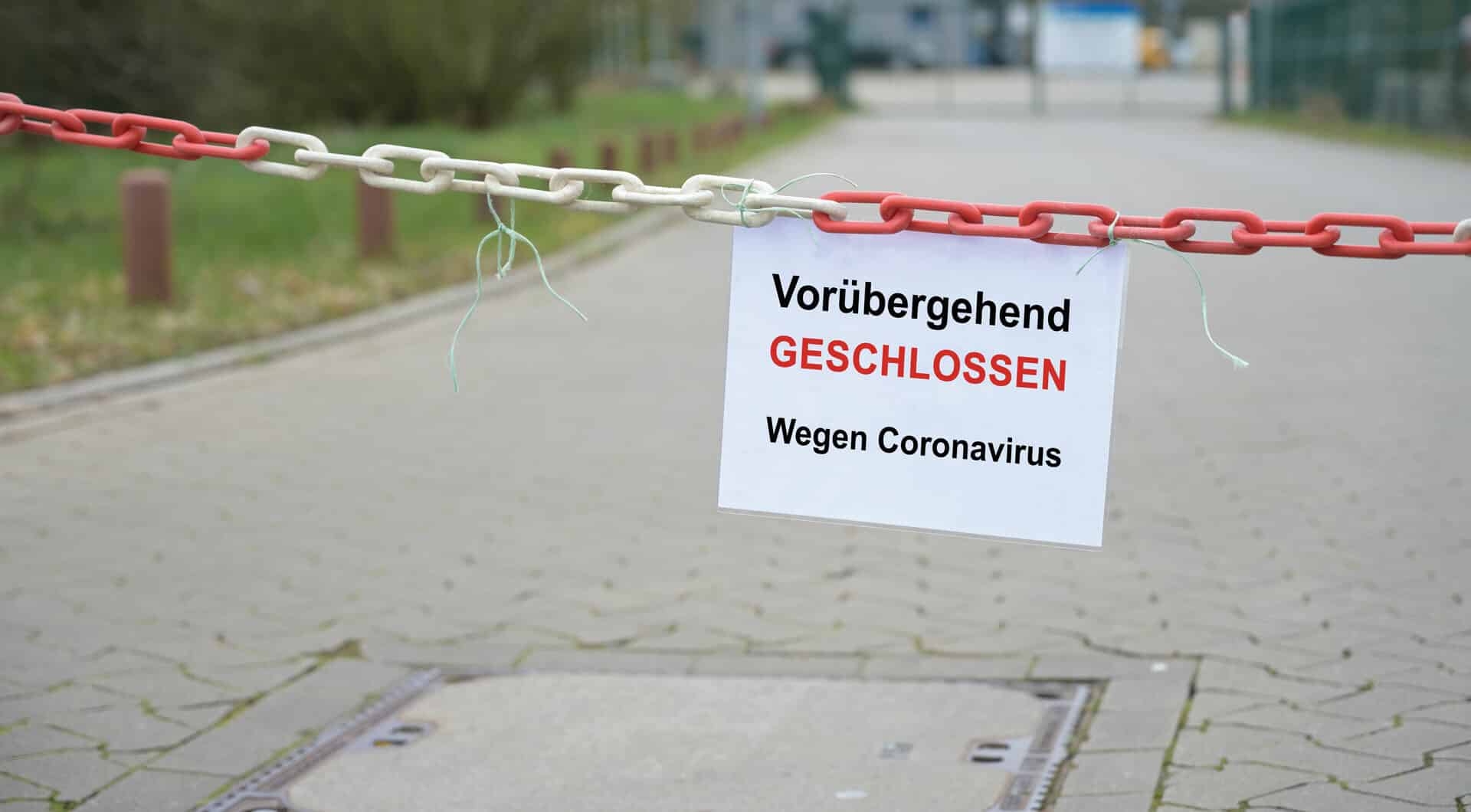 Lock-down an Schulen wegen Corona