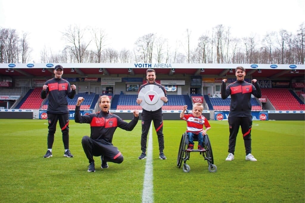 Abbildung 2: Siegerfoto des 1. FC Heidenheim.