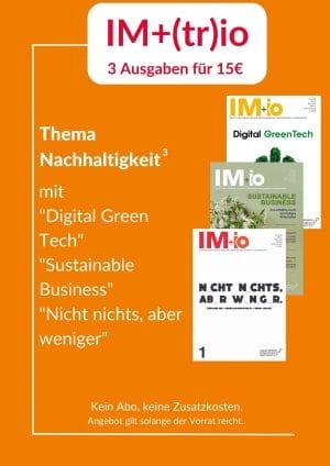 IM+(tr)io Nachhaltigkeit