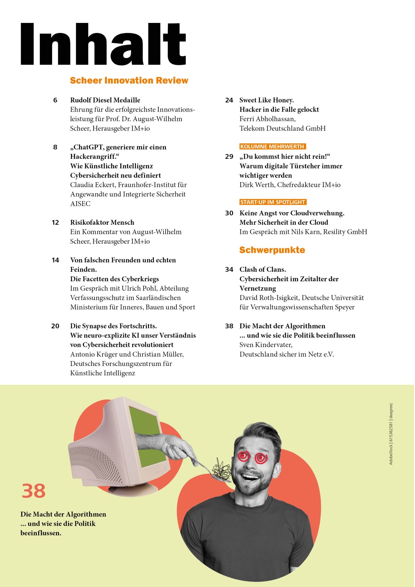 Inhaltsverzeichnis Ausgabe 3 2023 Cybercrime